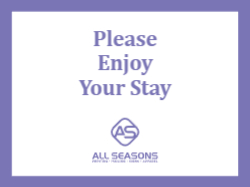 Please Enjoy Your Stay - Floor Graphic 24"x18"
