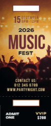 Event Ticket 2 3.5"x8.5"