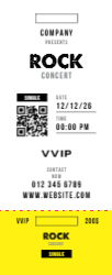 Event Ticket 4 3.5"x8.5"