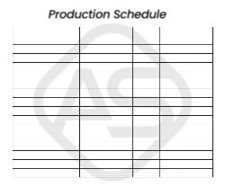 Production Tracking Board 6 36"x30"