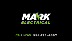 Electrician Card Design 1 Back
