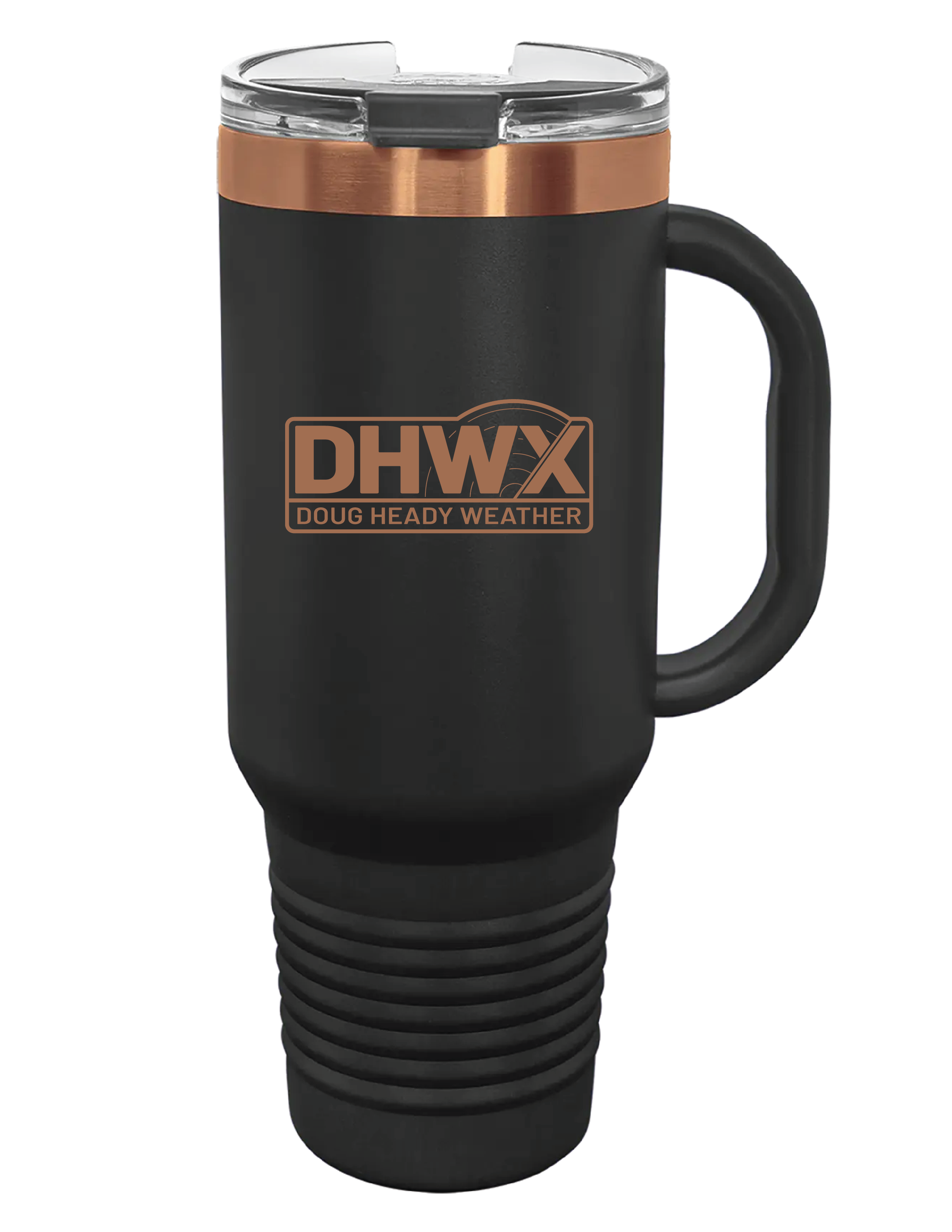 40 oz Black Travel Mug