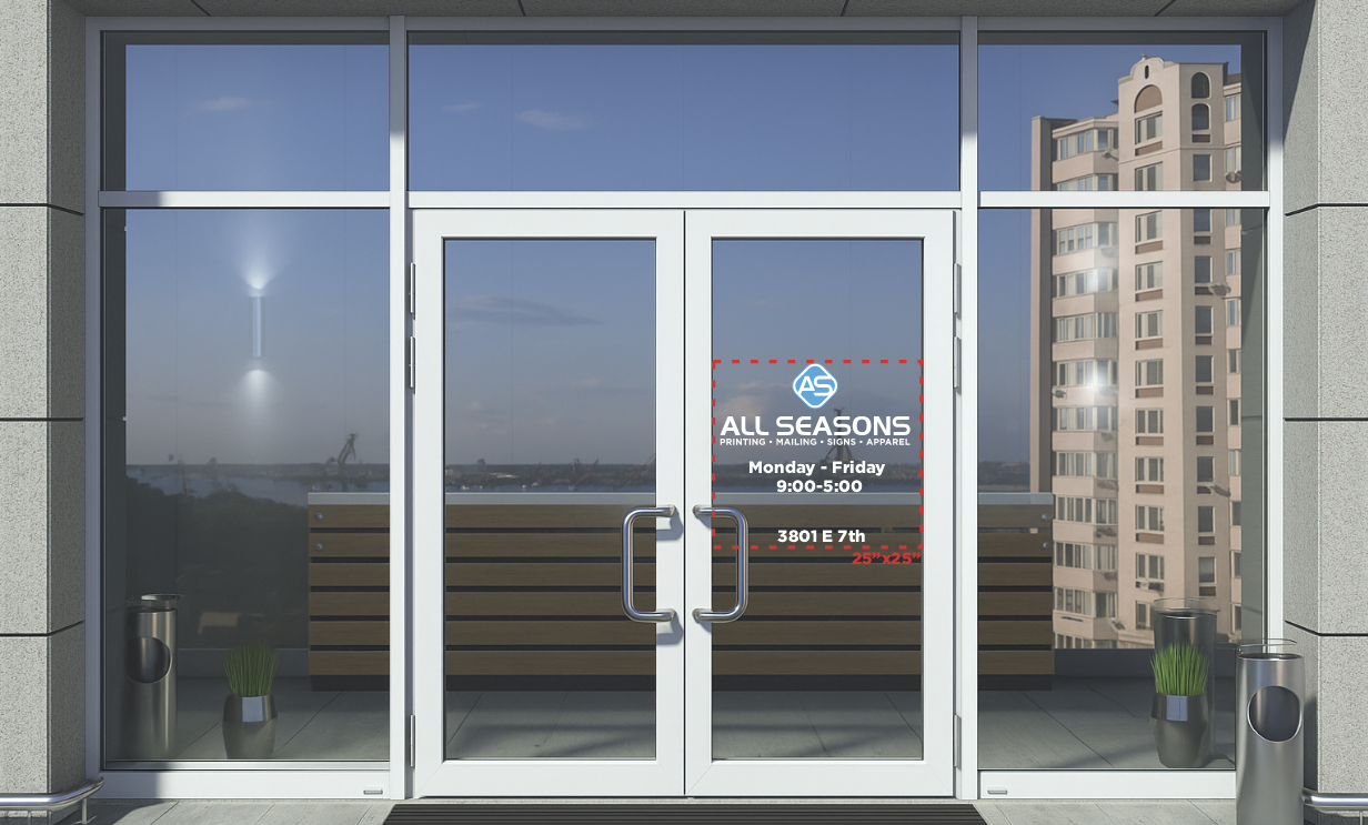 Storefront Door Decal