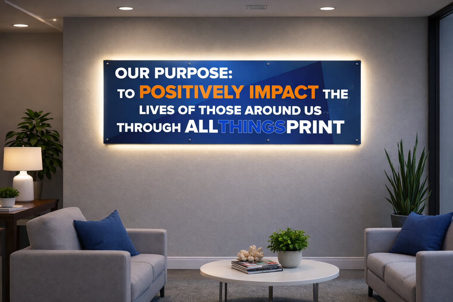 Premium Punch Thru Letter Edge Glow Sign 1