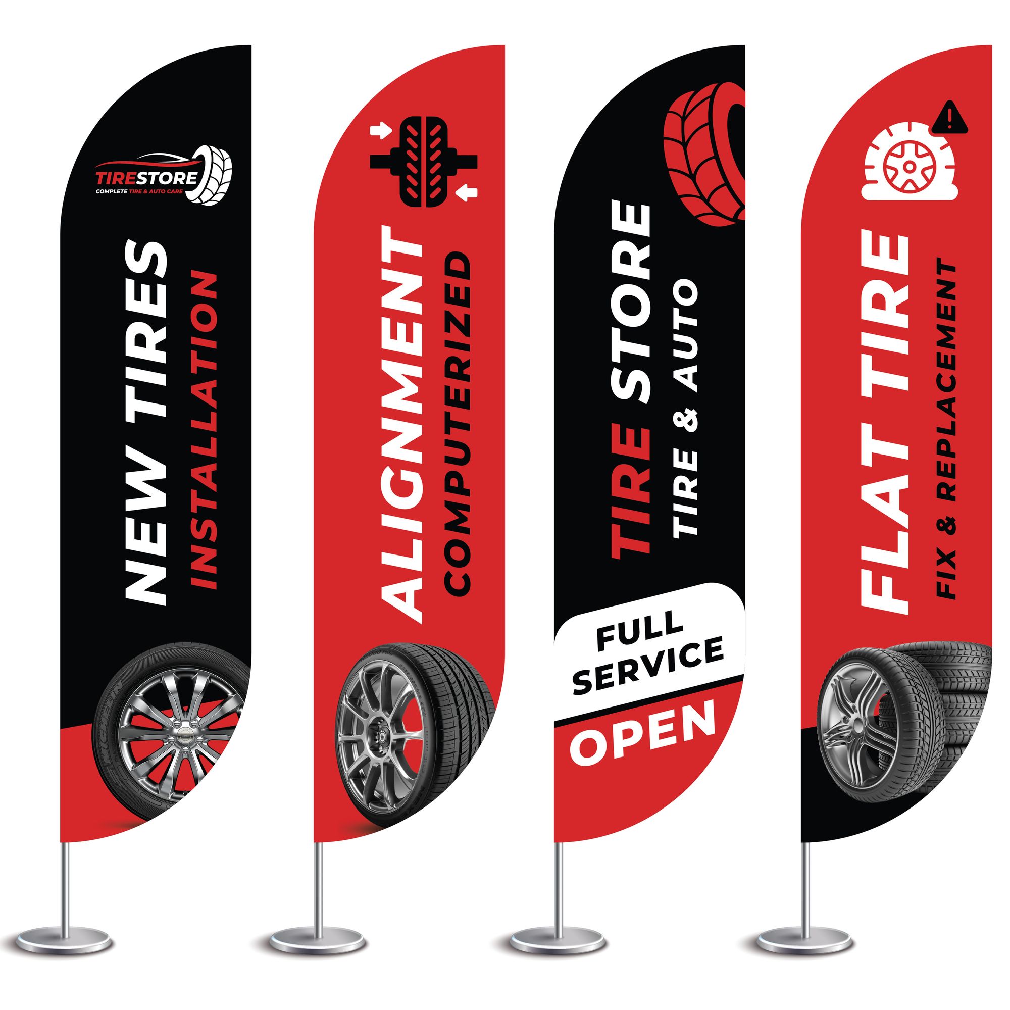 Car Dealership Feather Flags