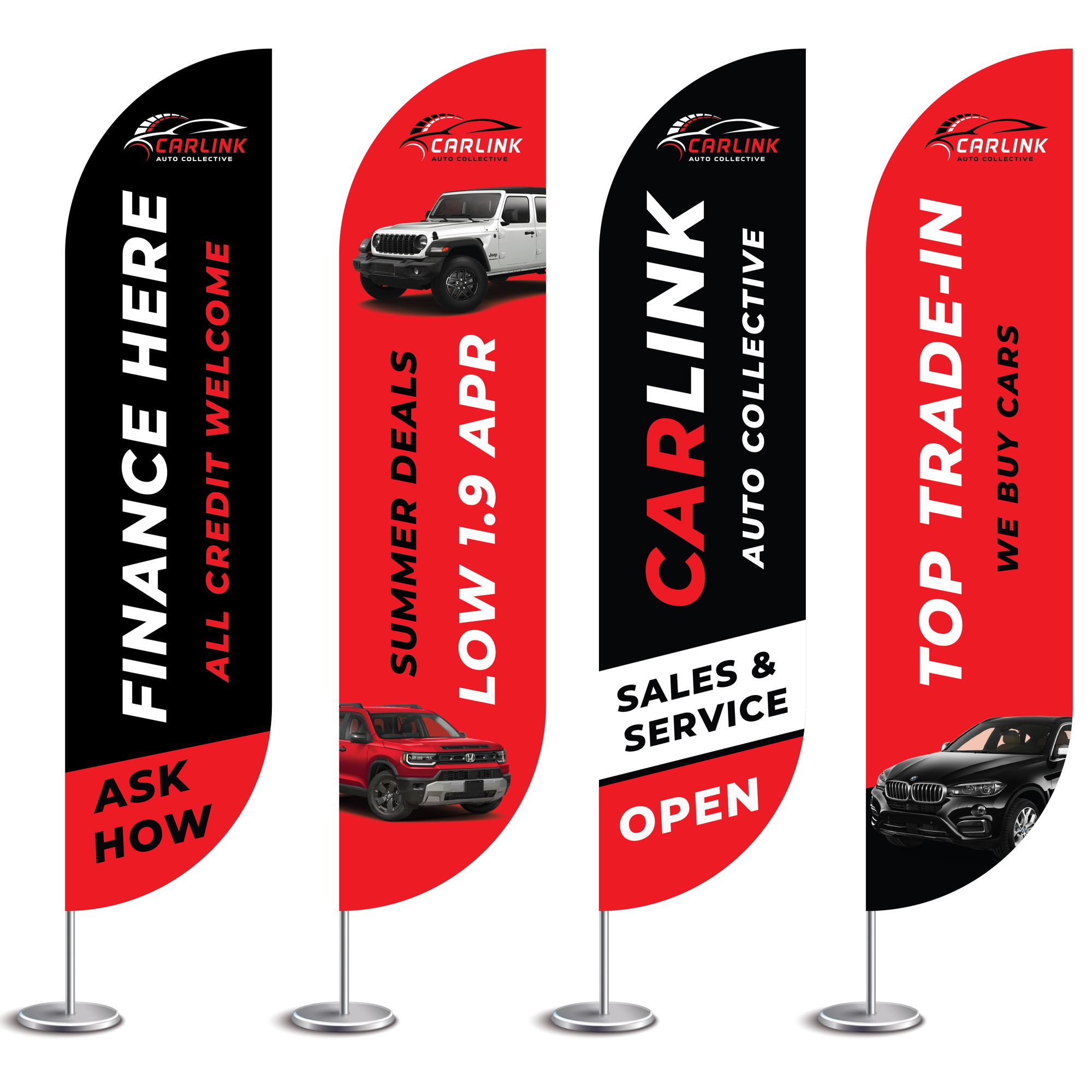 Automotive Feather Flags