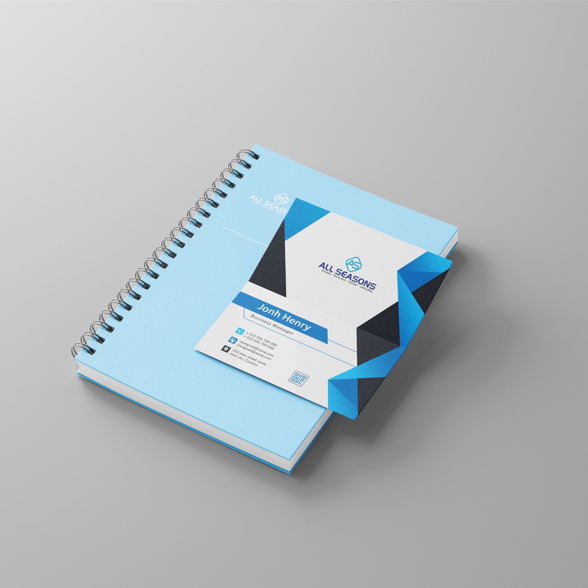 Folded Business Cards 3