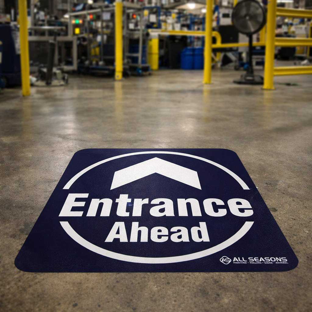 Industrial Textured Floor Decals 1