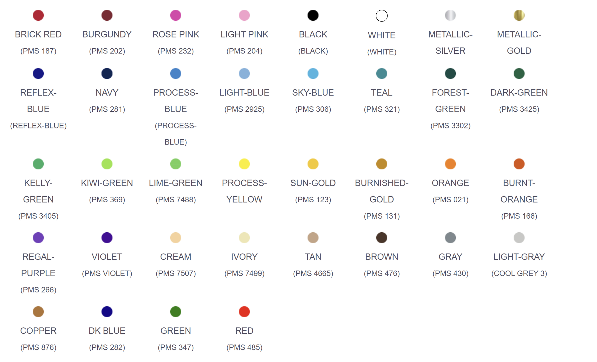 Imprint Color