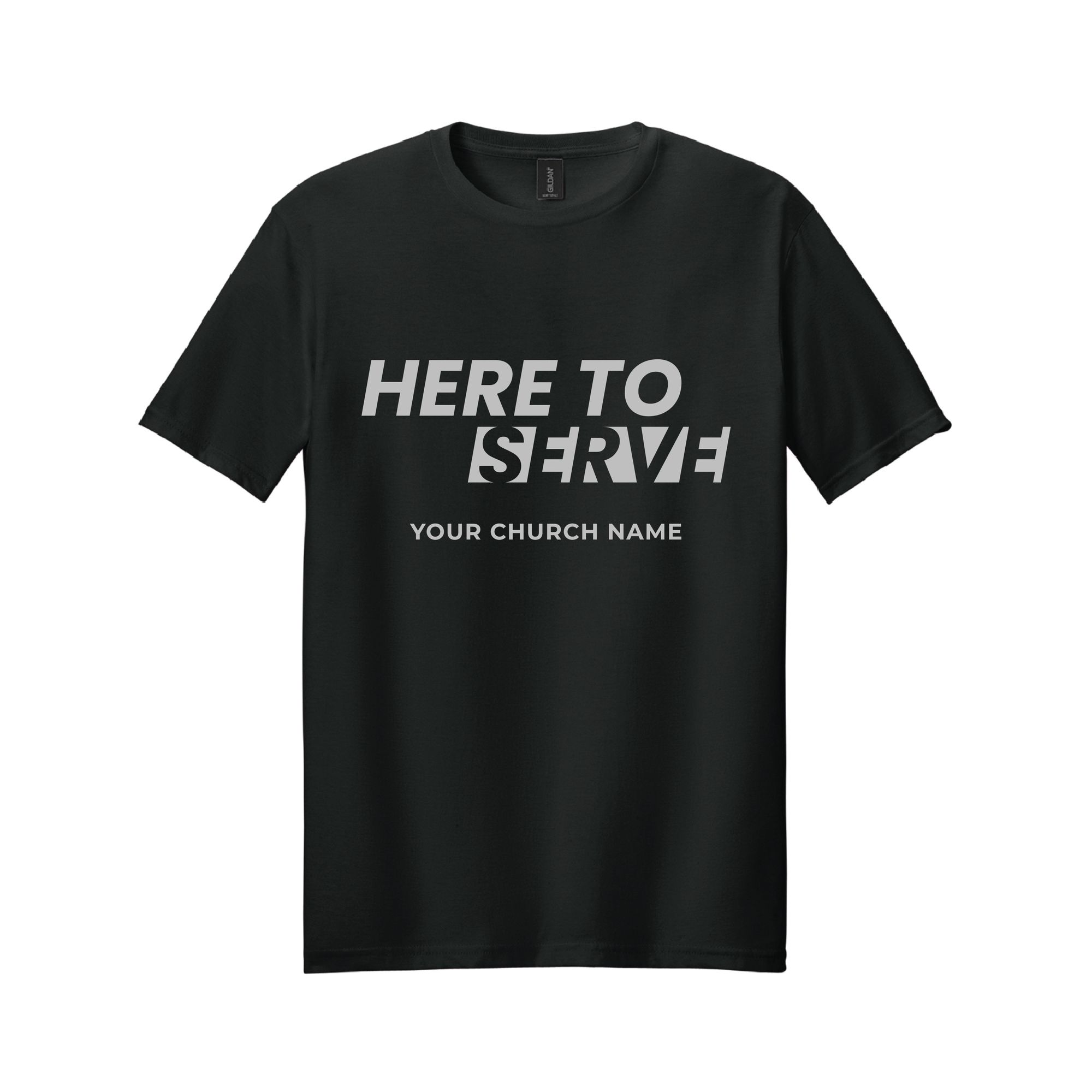 Volunteer Shirt - Single Color, Front Print 1